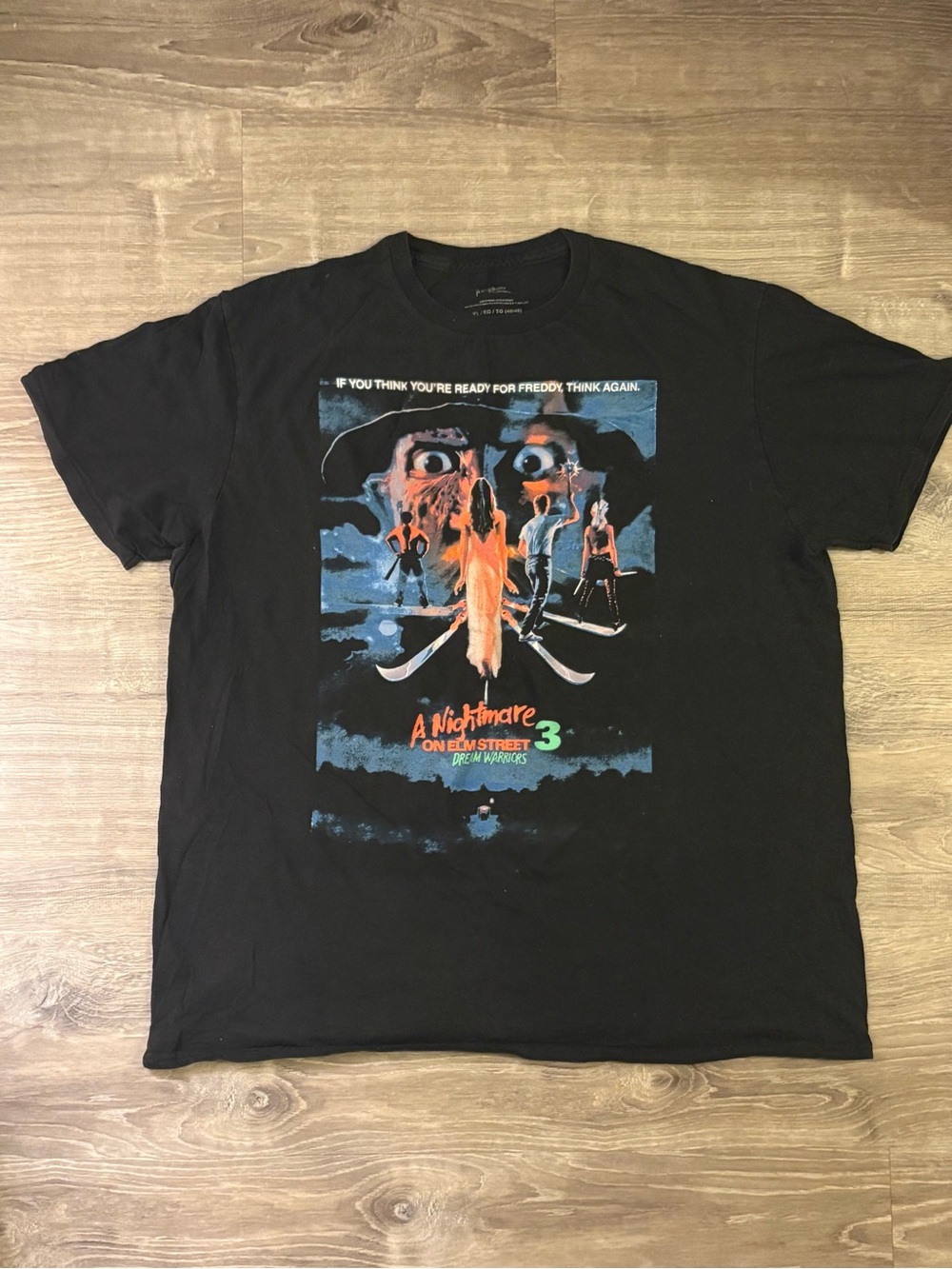A Nightmare on Elm Street 3 Black Graphic Tee